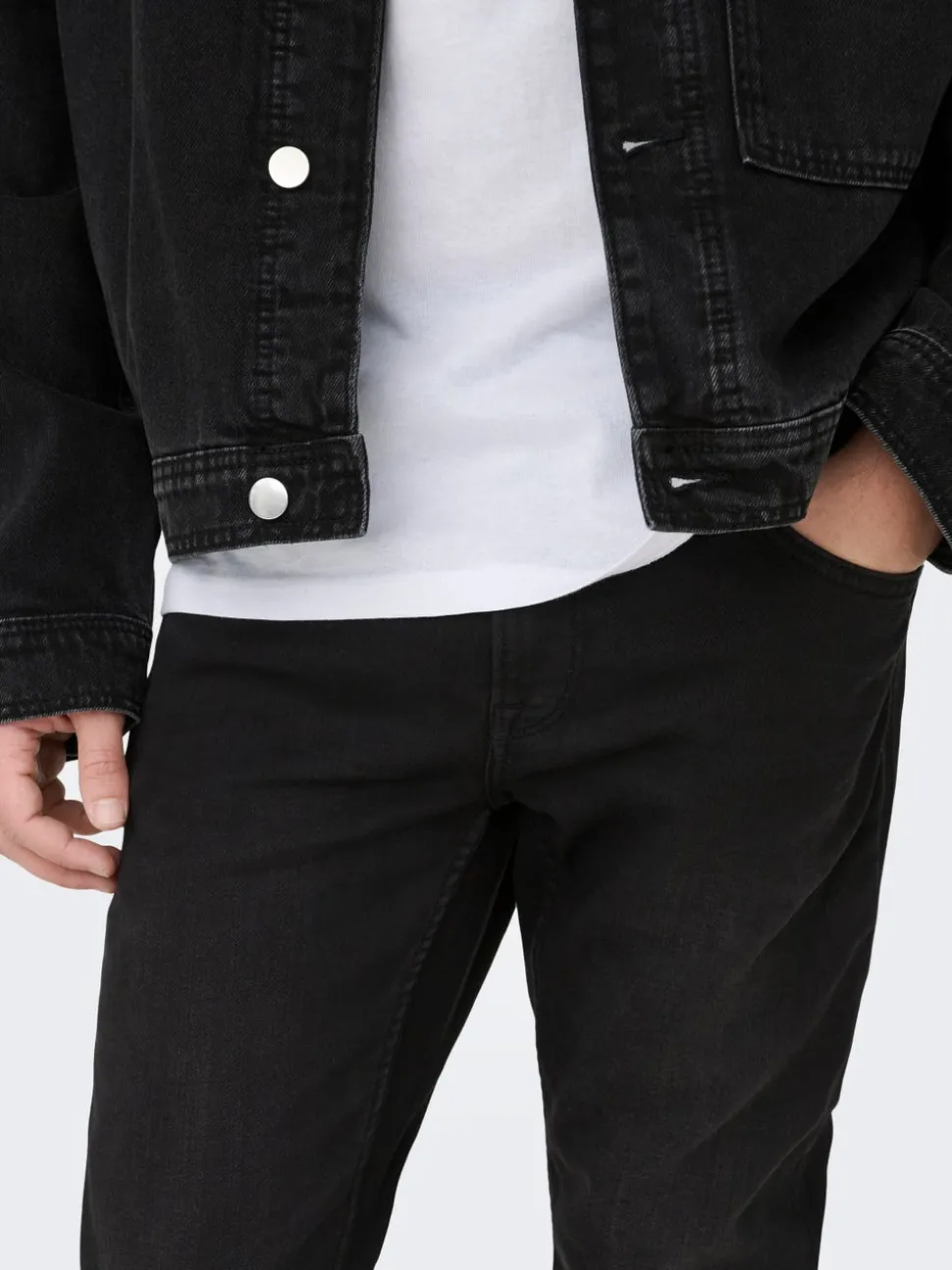 ONSLOOM Medelhög midja Slim Fit Jeans