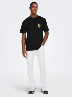 ONSLOOM Medelhög midja Slim Fit Jeans