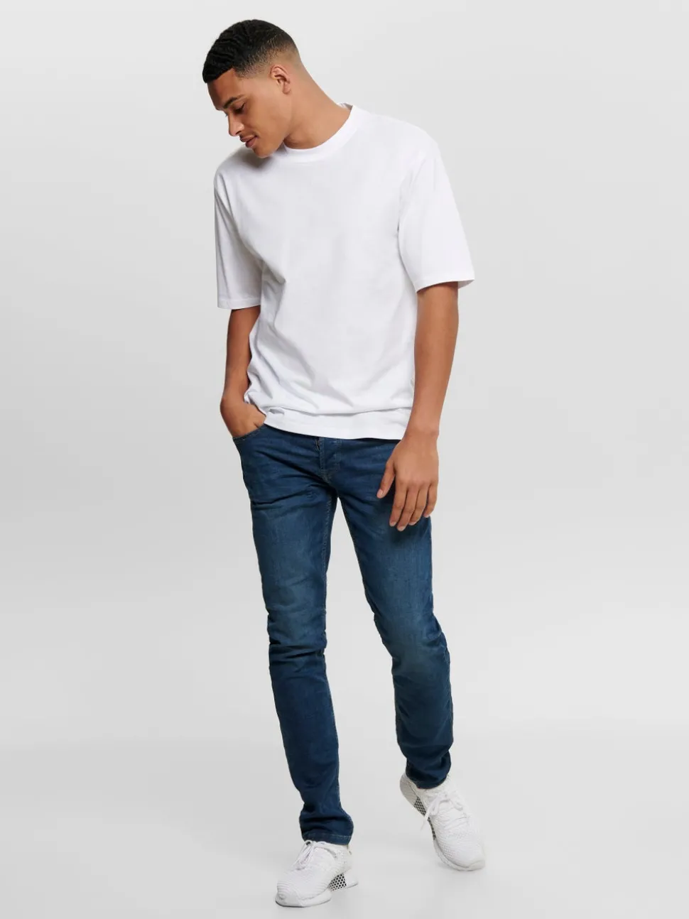 ONSLOOM Medelhög midja Slim Fit Jeans