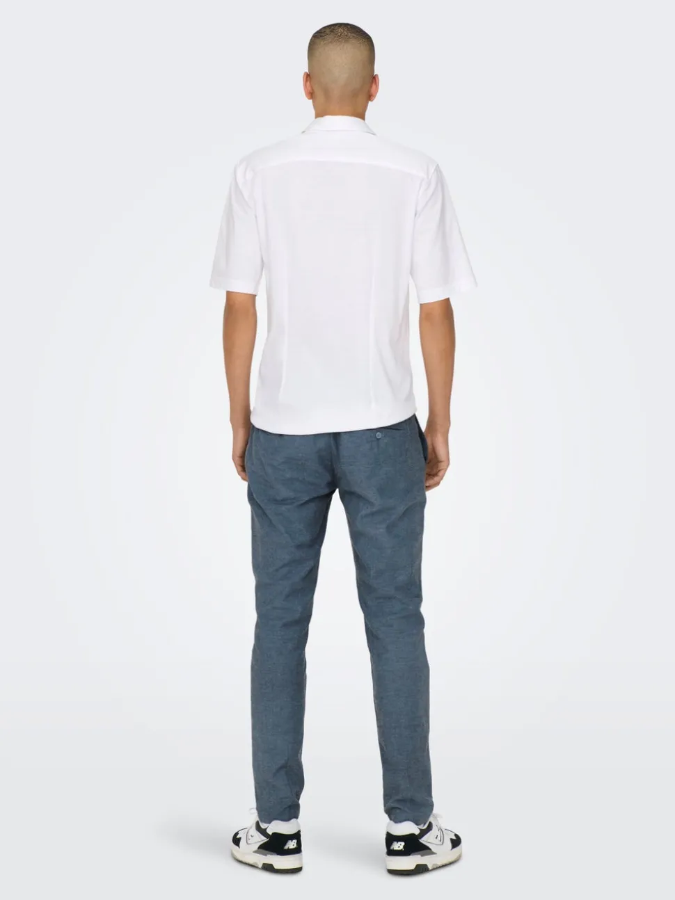 ONSMARK Avsmalnande passform Linne Chinos