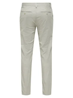 ONSMARK Avsmalnande passform Linne Chinos