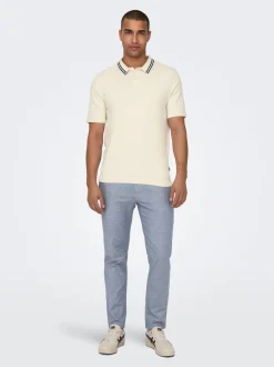 ONSMARK Avsmalnande passform Linne Chinos