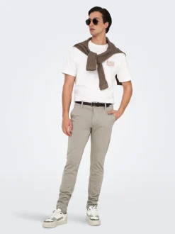 ONSMARK Avsmalnande slim fit Chinos