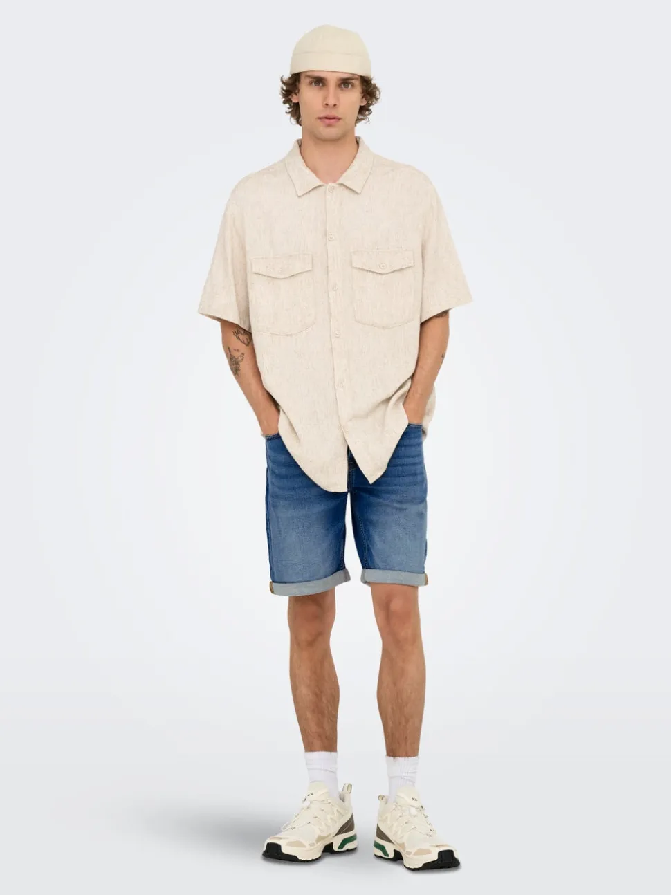ONSPLY Medelhög midja Normal passform Shorts