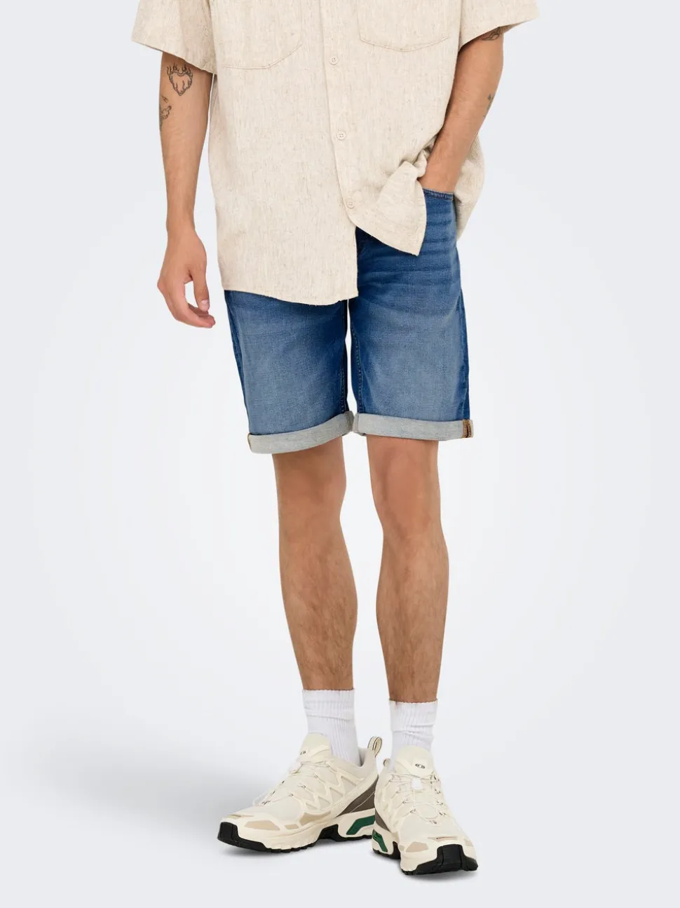 ONSPLY Medelhög midja Normal passform Shorts