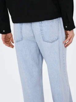 ONSREMI Medelhög midja Barrel-passform Jeans