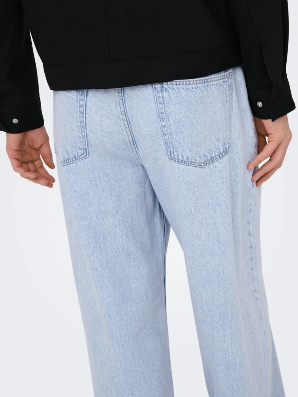 ONSREMI Medelhög midja Barrel-passform Jeans