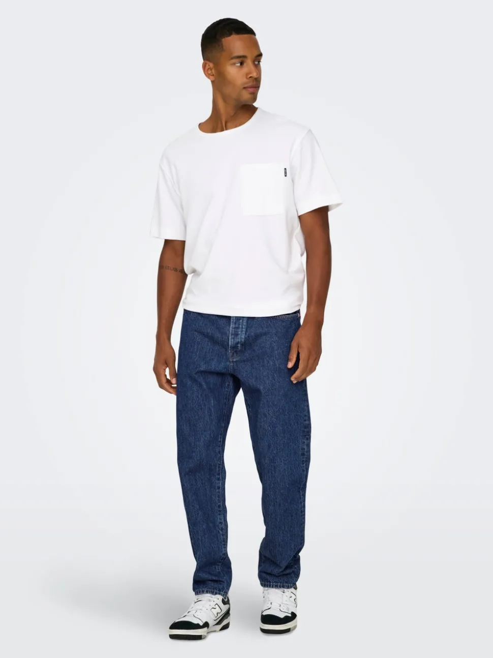 ONSTYE Hög midja Lös passform Jeans