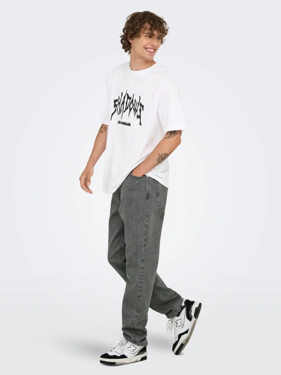 ONSTYE Medelhög midja Lös passform Jeans