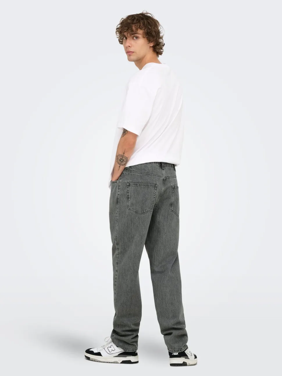 ONSTYE Medelhög midja Lös passform Jeans