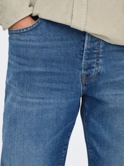 ONSYOKE Medelhög midja Avsmalnande passform Stretch Jeans