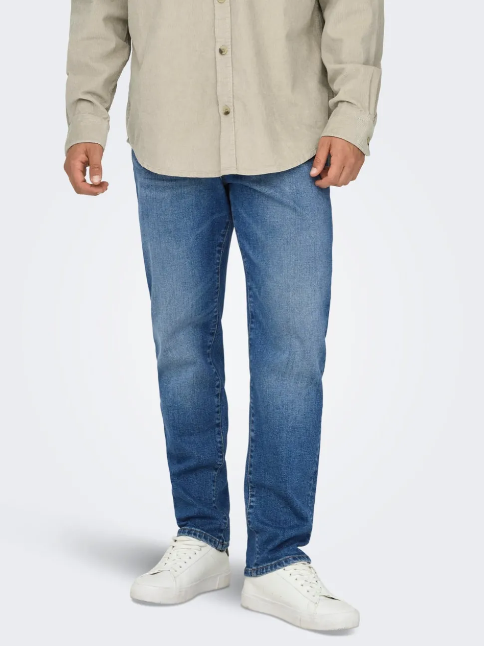 ONSYOKE Medelhög midja Avsmalnande passform Stretch Jeans