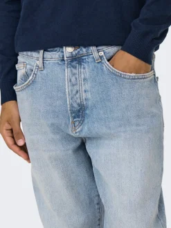 ONSYOKE Medelhög midja Avsmalnande passform Jeans