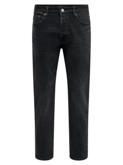 ONSYOKE Medelhög midja Avsmalnande passform Stretch Jeans