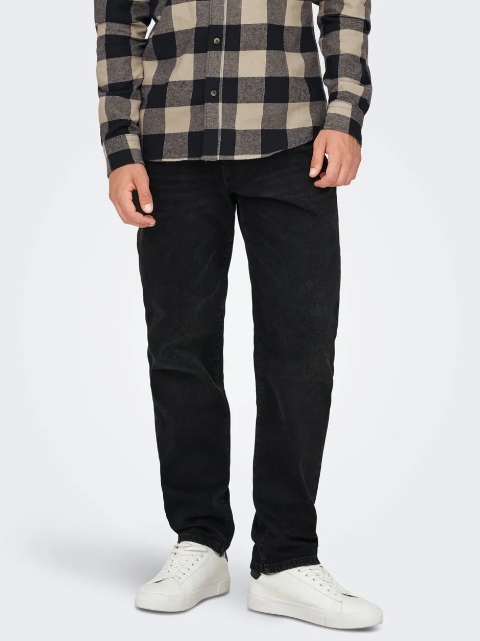 ONSYOKE Medelhög midja Avsmalnande passform Stretch Jeans