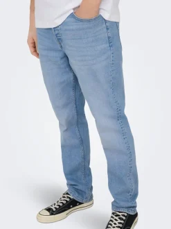 ONSYOKE Medelhög midja Avsmalnande passform Jeans