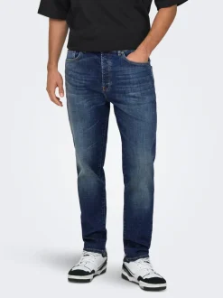 ONSYOKE Medelhög midja Avsmalnande passform Jeans