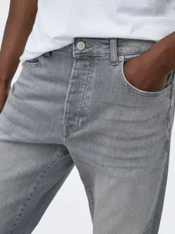 ONSYOKE Medelhög midja Avsmalnande passform Stretch Jeans