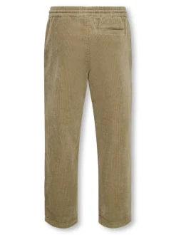 OSJLINUS Avsmalnande passform Corduroy Byxor